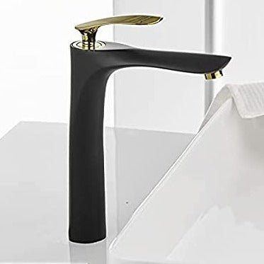 black gold vessel sink faucet inart