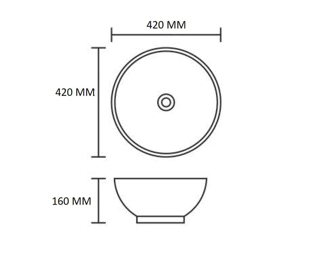 Vessel bowl vanity round glossy white ceramic vessel sink for bathroom countertop
