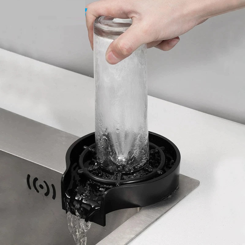 InArt Bottle Cleaner Sink Attachment - Glass Rinser,Kitchen Sink Faucet Bottle Washer - InArt-Studio-USA
