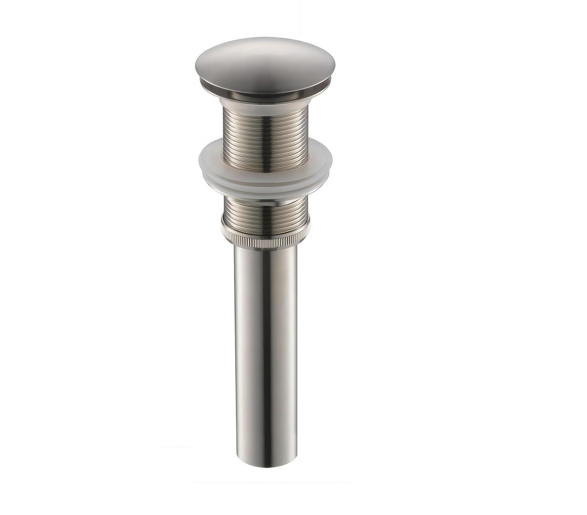 InArt Faucet Bathroom Sink Drain Stopper Pop up Drain Without Overflow for Vessel Sink Lavatory Vanity,Brushed Nickel - InArt-Studio-USA