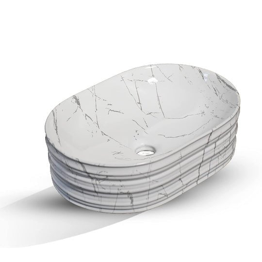 white marble glass bathroom sink inart