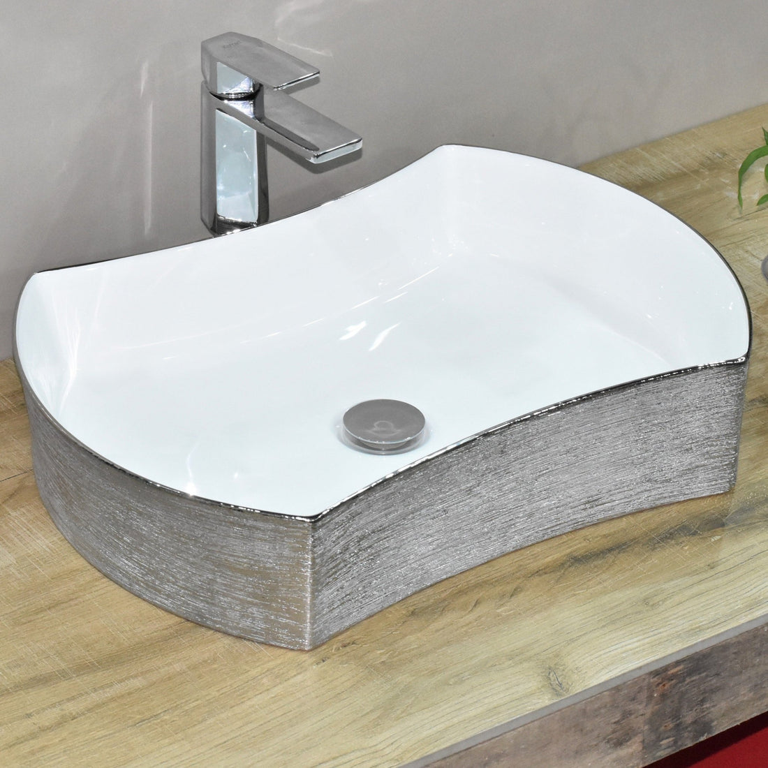 silver sink bowl INART