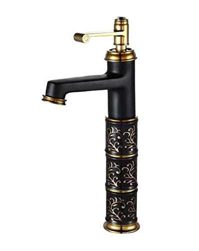 inart back gold vessel sink faucet