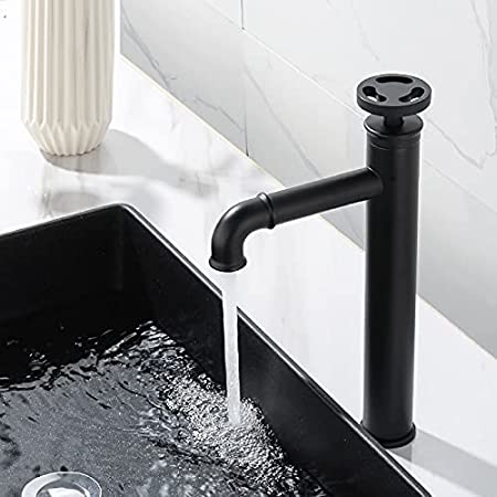 black vessel sink faucet INART