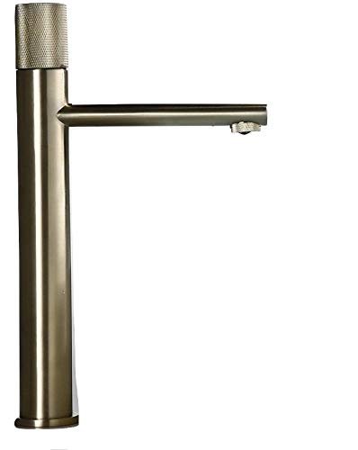 inart high arc gold color bathroom sink faucet