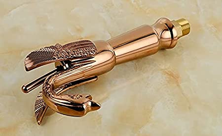 rose gold vessel sink faucet inart