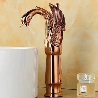 rose gold vessel sink faucet inart
