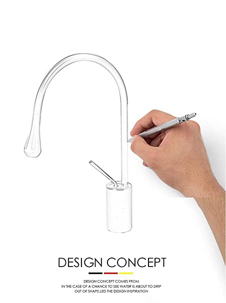 InArt Single-Handle Vessel Sink Faucet in White