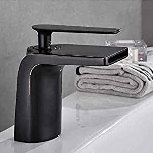 InArt Single Hole Single-Handle Bathroom Faucet in Black Matte - InArt-Studio-USA