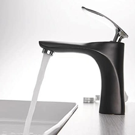 InArt Single Hole Single-Handle Bathroom Faucet in Matt Black - InArt-Studio-USA