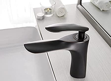 InArt Single Hole Single-Handle Bathroom Faucet in Matt Black - InArt-Studio-USA