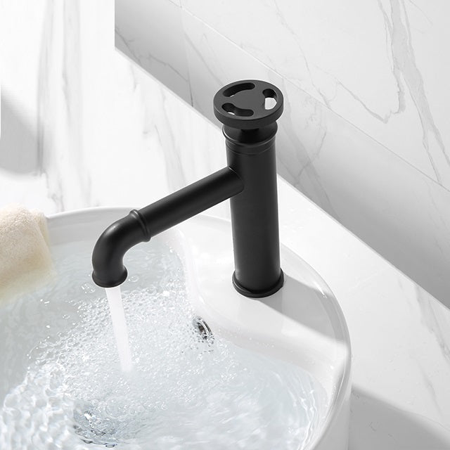 InArt Single Hole Single-Handle Bathroom Faucet in Matte Black - InArt-Studio-USA